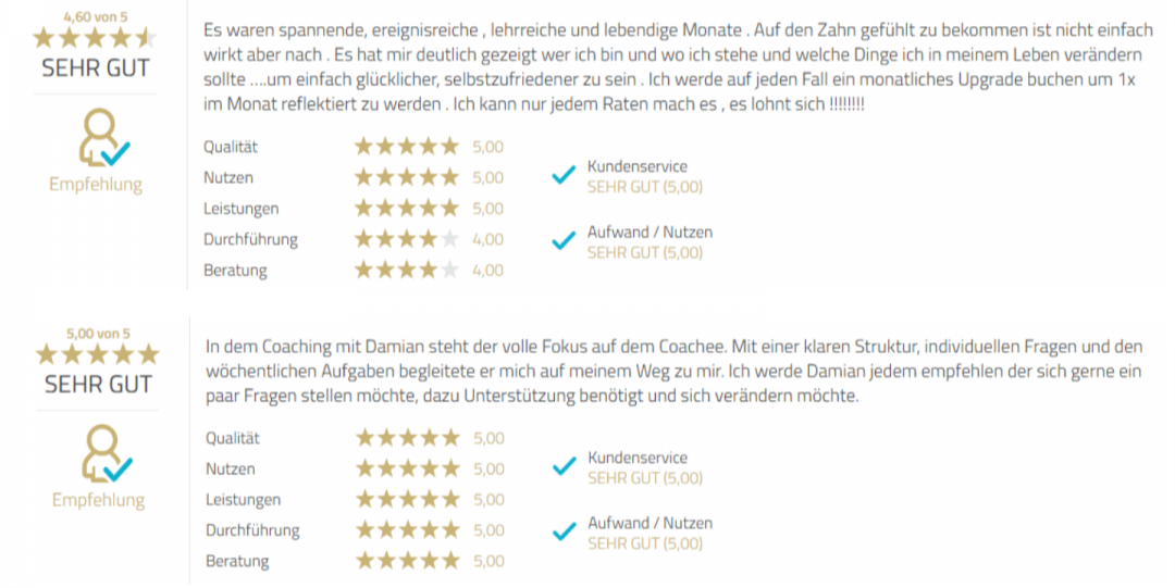 Kundenstimmen 3 Kundenstimmen 3