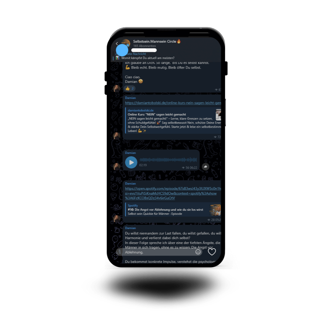 Damian Tobolski Mann ohne Maske 